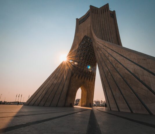 Iran Cryptocurrency Guide Azadi tower in Tehran