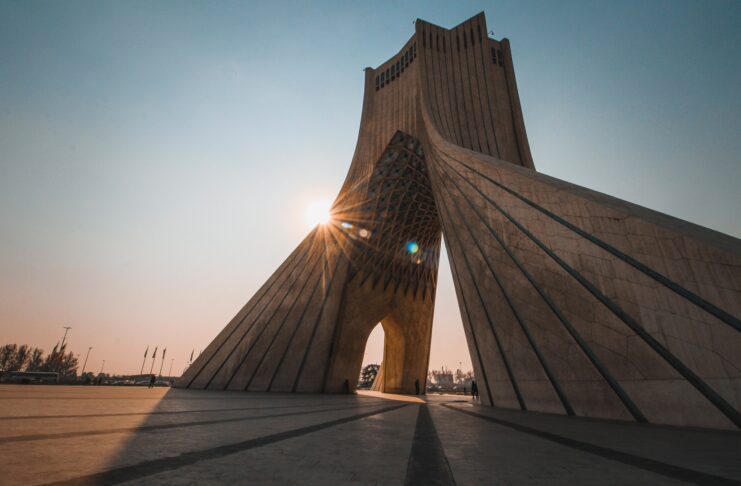 Iran Cryptocurrency Guide Azadi tower in Tehran