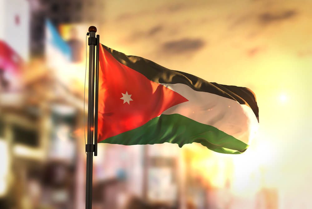 Flag of jordan