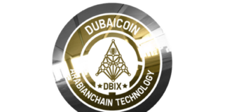 DubaiCoin 1000% price jump in a day Dubaicoin logo