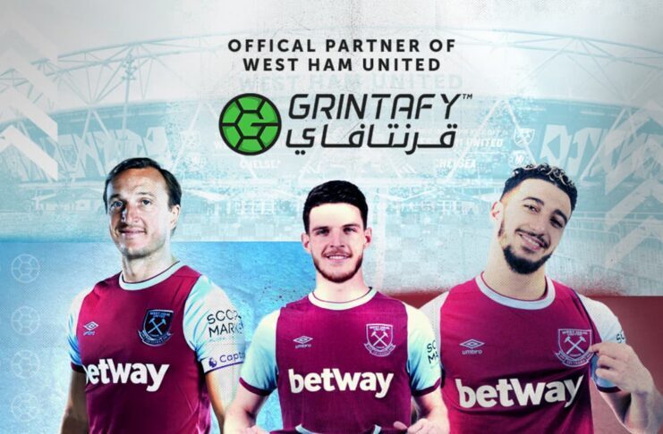West Ham United partners with Grintafy Grintafy west ham partnership