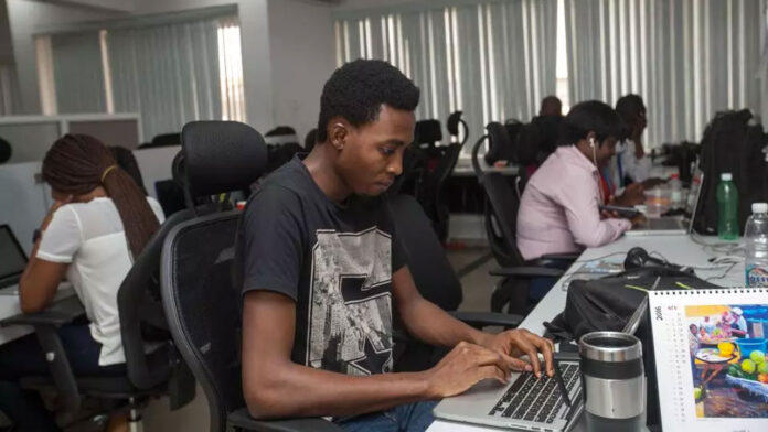 Nigeria tech image office workers